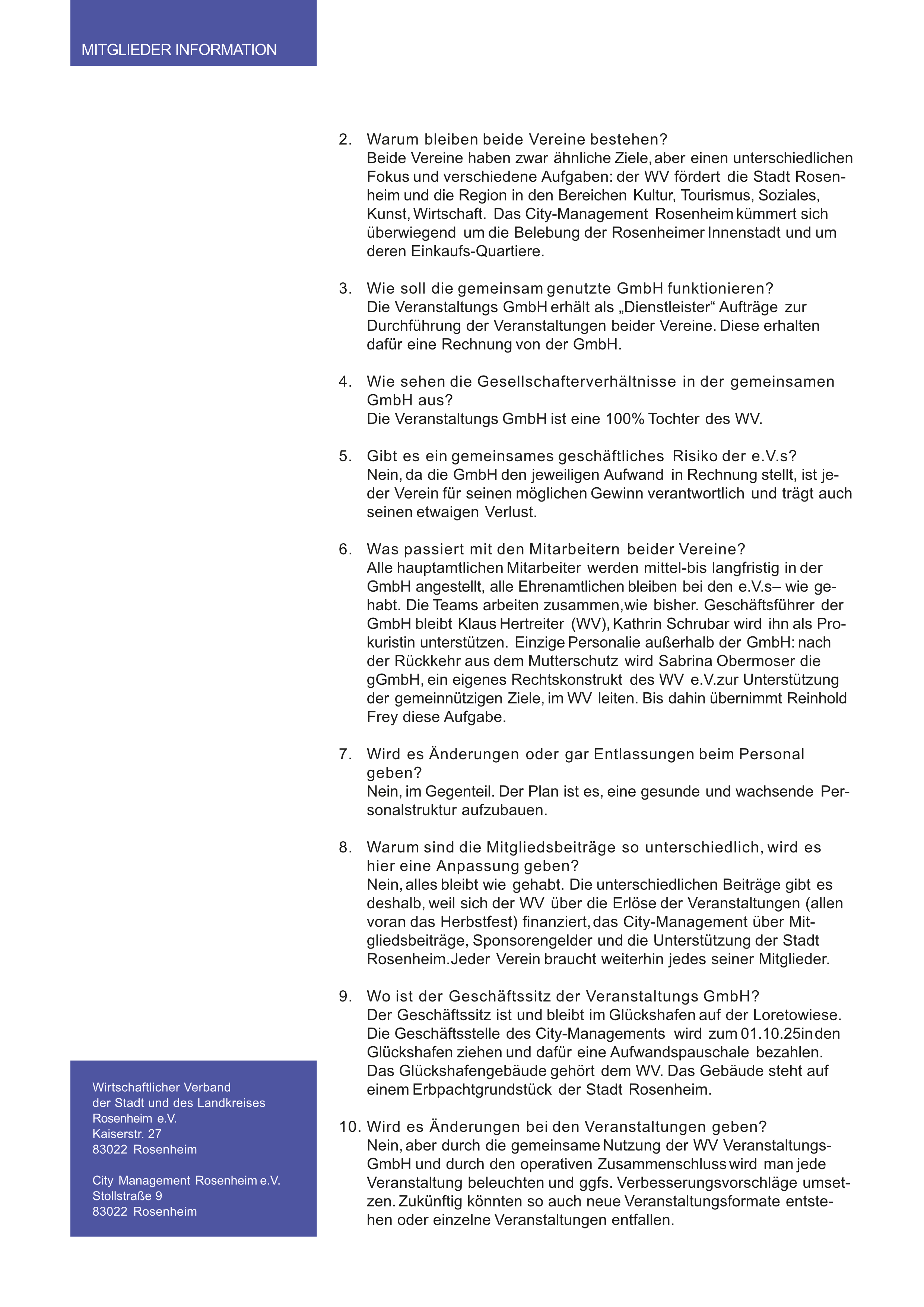 250523 Mitgliederinformation WV City Management HP S2