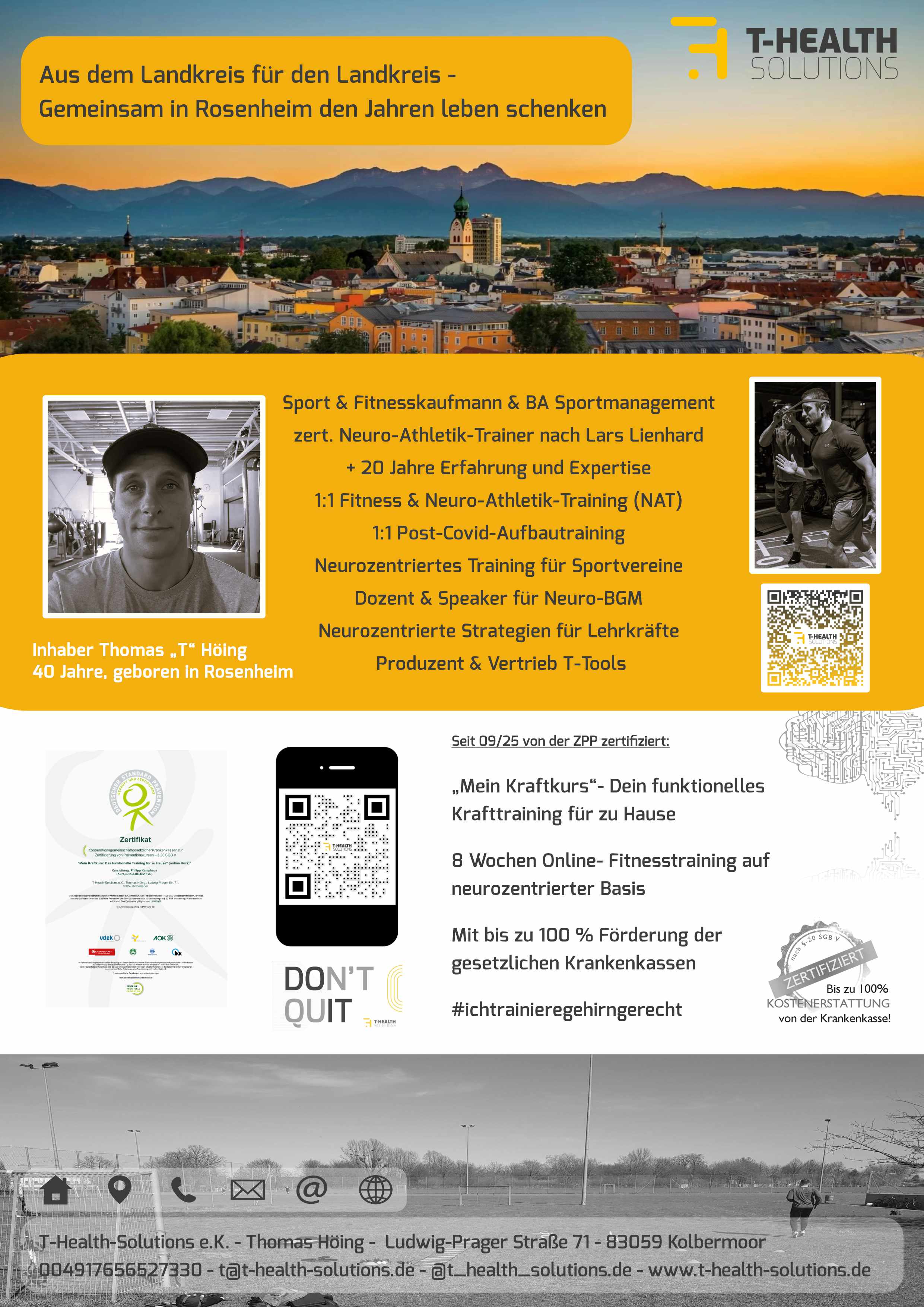 T Health Solutions Firmenvorstellung WV Rosenheim 15.09